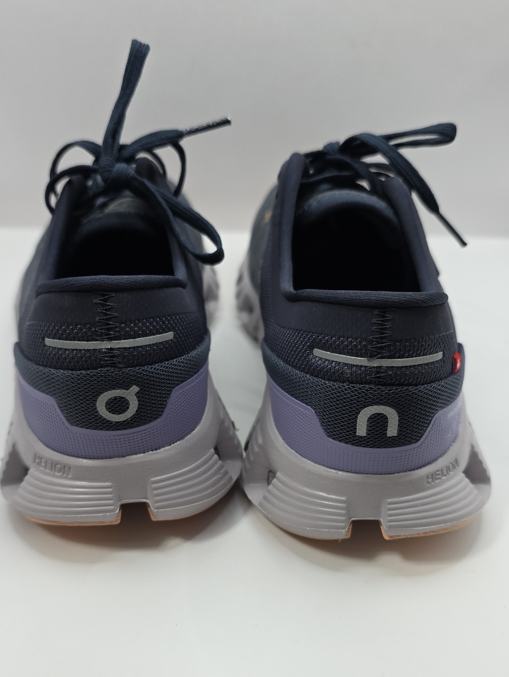 On Clouds X3 Womens Size 9.5 Midnight Heron Running Or Walk Sneakers Pre Owned - Picture 2 of 7